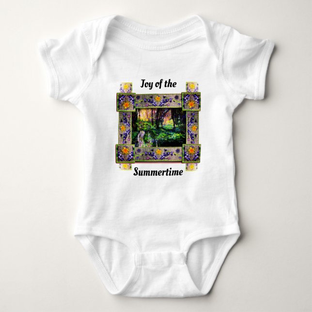 Into the Woods: Joy of the Summertime, Naturally Baby Bodysuit (Front)