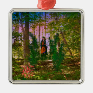 Into the woods metal tree decoration