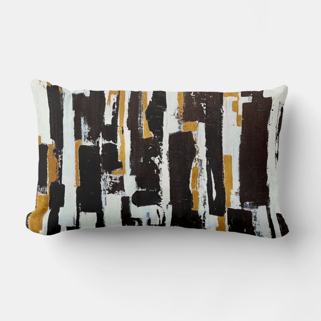 Into the Woods Poly Lumbar Throw Pillow (Front)