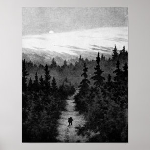 Into the Woods Theodor Kittelsen Poster