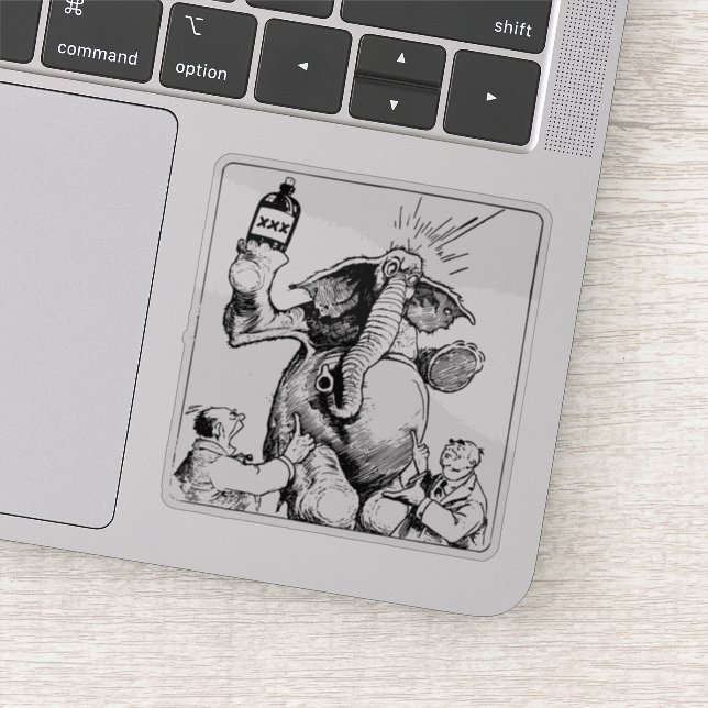 Intoxicated elephant (Detail)