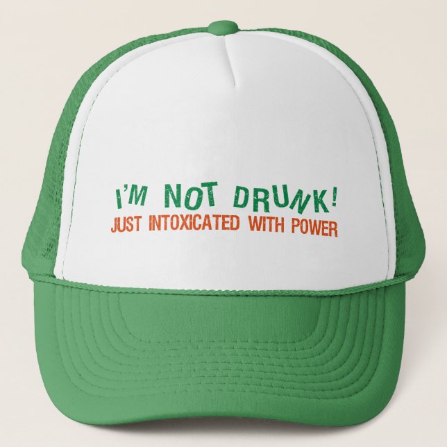 INTOXICATED hat - choose colour (Front)