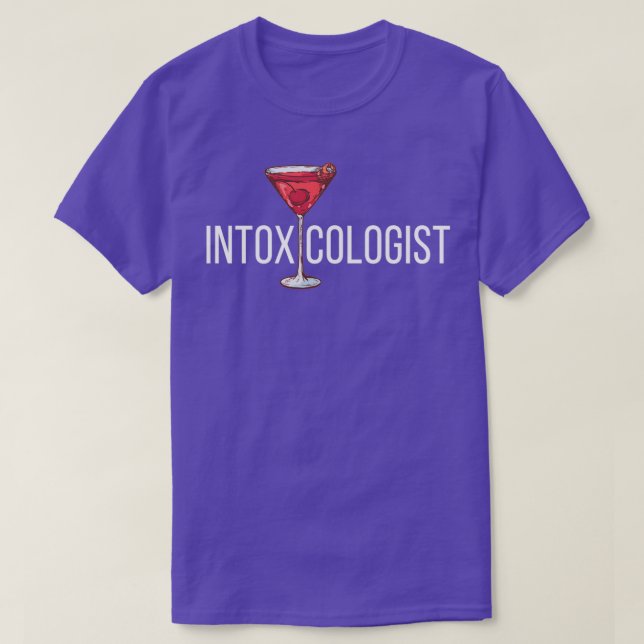 Intoxicologist Design for Bartender Barkeeper 1 T-Shirt (Design Front)