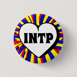 INTP MBTI 3 Cm Round Badge