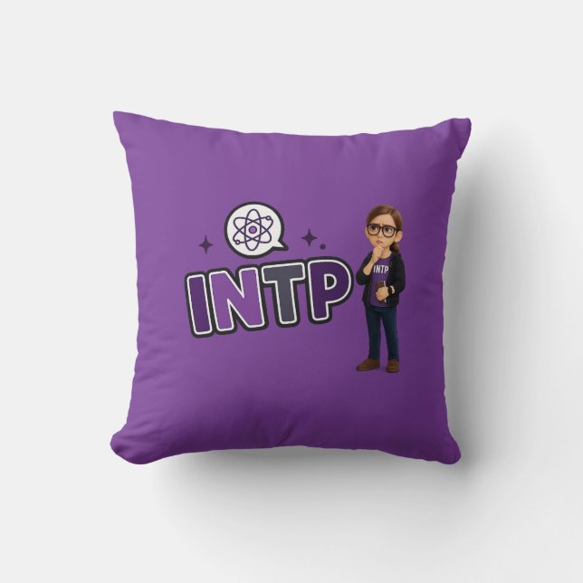 INTP — The Investigative Mind Cushion (Front)