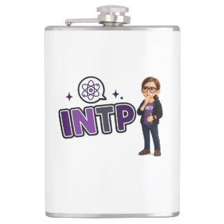INTP — The Investigative Mind Hip Flask