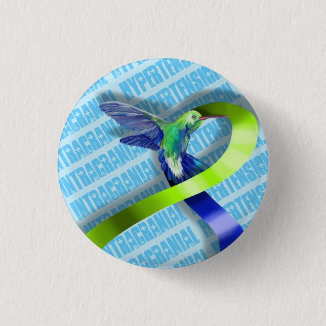 Intracranial Hypertension 3 Cm Round Badge (Front)