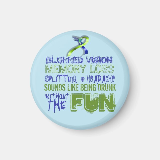 Intracranial Hypertension: Line Being Drunk Magnet (Front)