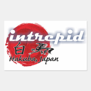 Intrepid Hakuba Stickers - Rectangle