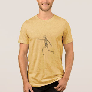 Intricacies of Art: George Stubbs Human Skeleton T Tri-Blend Shirt