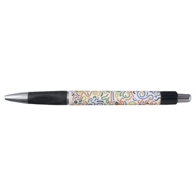 Intricate Abstract Doodle Pen - Colourful Mosaic (Front)