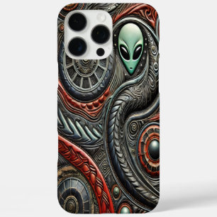 Intricate Alien Springs From Cosmic Mystery iPhone 16 Pro Max Case