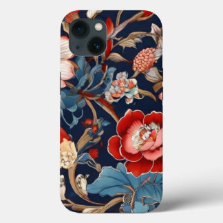 Intricate Beautiful Flower Design iPhone 13 Case