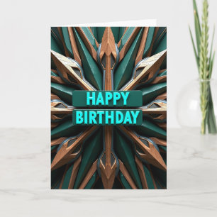 Intricate Birthday Art Card