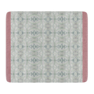 Intricate Blue Cutting Board