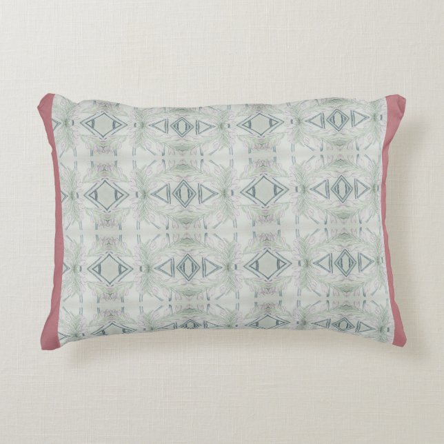 Intricate Blue  Decorative Cushion (Front)