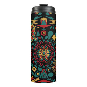 Intricate Blue "Heritage-Inspired Patterns" Therma Thermal Tumbler