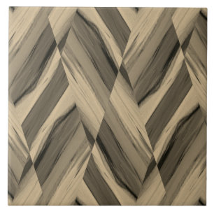 Intricate Brown Marble Pattern Ceramic Tile