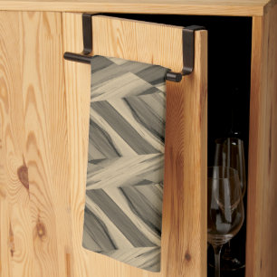 Intricate Brown Marble Pattern  Tea Towel