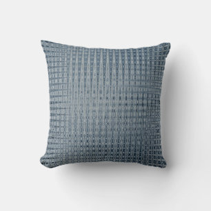 Intricate Deep Blue Pattern Cushion