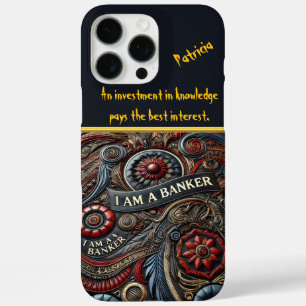 Intricate Design Celebrating a Banking Identity iPhone 16 Pro Max Case