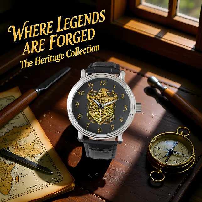 Intricate Design of a Bison With a Hat Watch (Creator Uploaded)