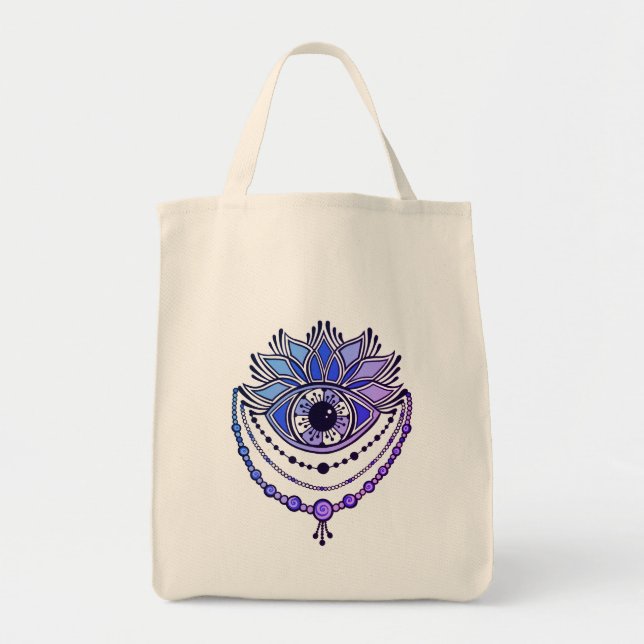 Intricate eye tote (Front)