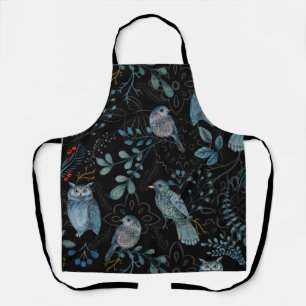 Intricate  floral and paisley  pattern  apron