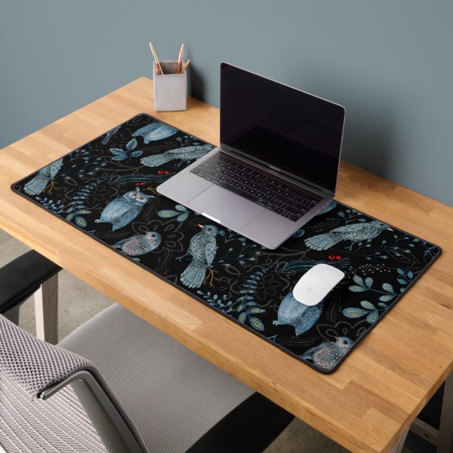 Intricate  floral and paisley  pattern  desk mat (Office 2)