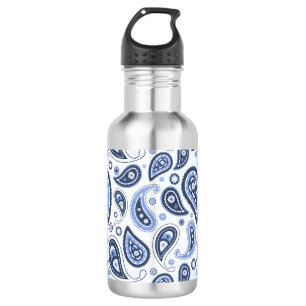 Intricate Floral Paisley Print Design 532 Ml Water Bottle