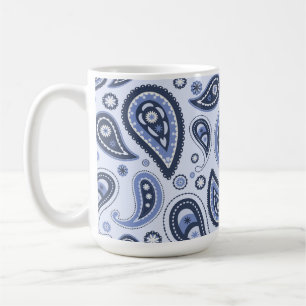 Intricate Floral Paisley Print Design Coffee Mug