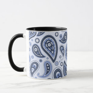 Intricate Floral Paisley Print Design Mug