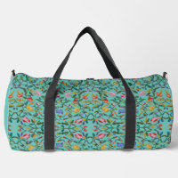 Intricate floral pattern botanical Cut Sew Bag