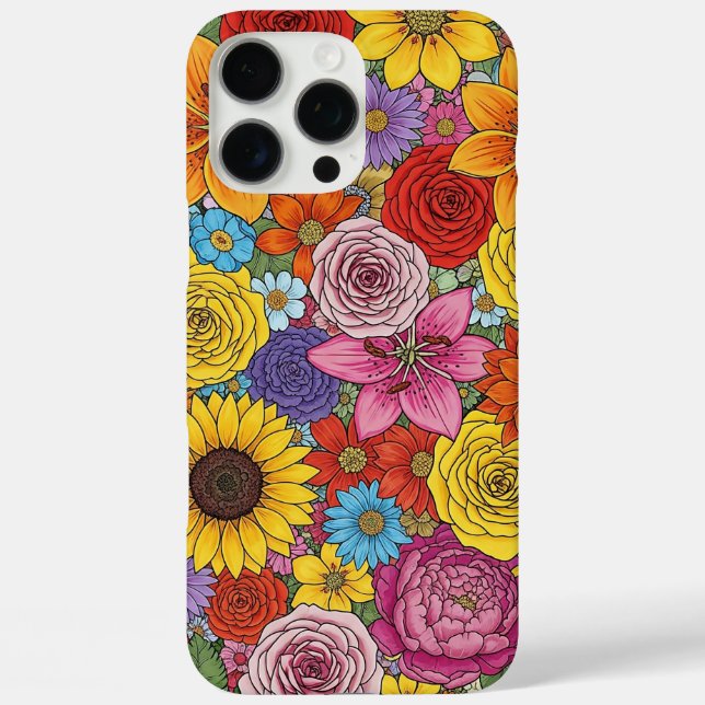 INTRICATE FLORAL PRINTS Case-Mate iPhone CASE (Back)