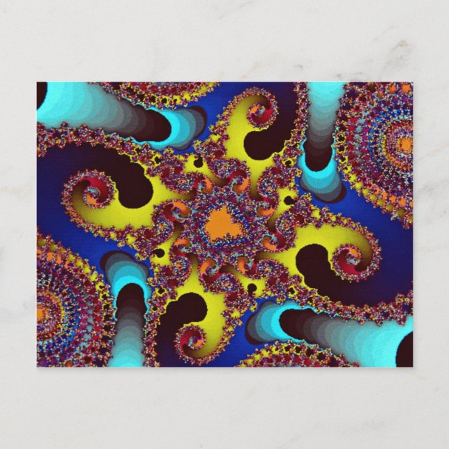 Intricate Fractal Postcard (Front)