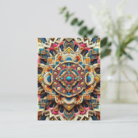Intricate geometric patterns