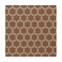 Intricate Geometric Star Pattern in Earth Tones