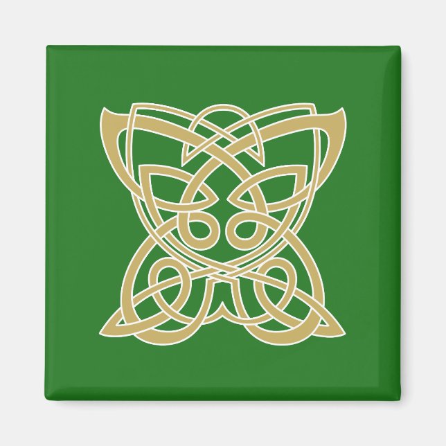 Intricate Gold Celtic Butterfly   Magnet (Front)