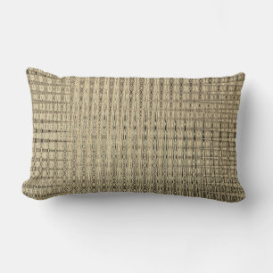 Intricate Gold Pattern Lumbar Cushion