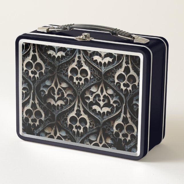 Intricate Gothic Pattern Lunchbox (Front)