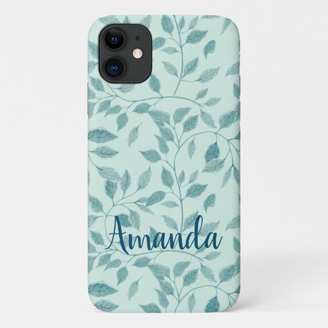 Intricate Ivy Botanical Pattern Case-Mate iPhone Case (Back)
