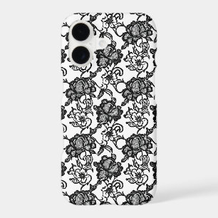 Intricate Lace Black Pattern