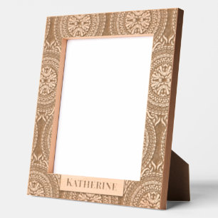 Intricate Motif Pattern Etched Frames