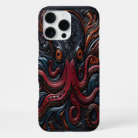 Intricate Octopus Design With Swirling Tentacles