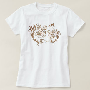 Intricate Ornate Floral Mandala Swirl T-Shirt
