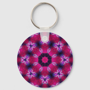 Intricate Pink Keychain