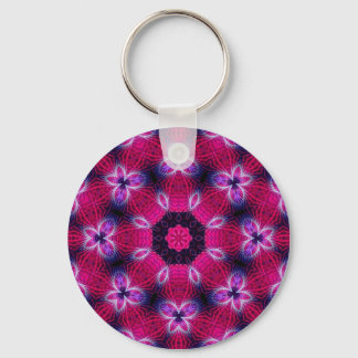 Intricate Pink Keychain
