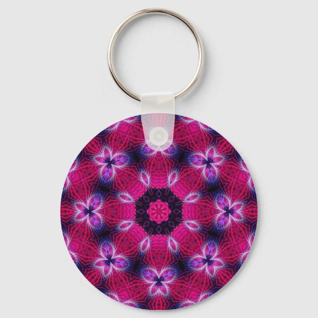 Intricate Pink Keychain (Front)