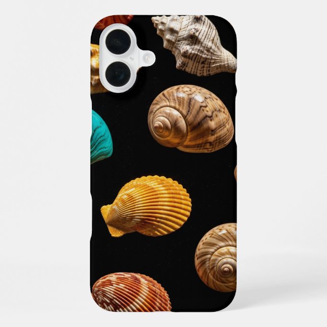 Intricate Seashells iPhone Case (Back)