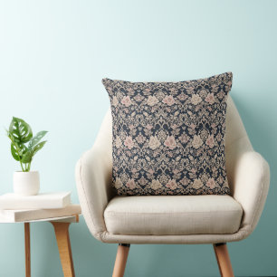 Intricate Sophisticated Floral Lace Design Cushion